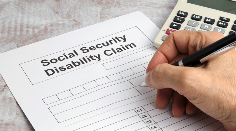 Social Security Disability claim being filled in by a lawyer in Kingsport, TN